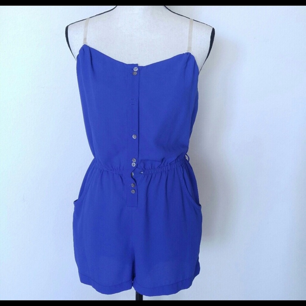 Rachel Roy Royal Blue Romper Size S